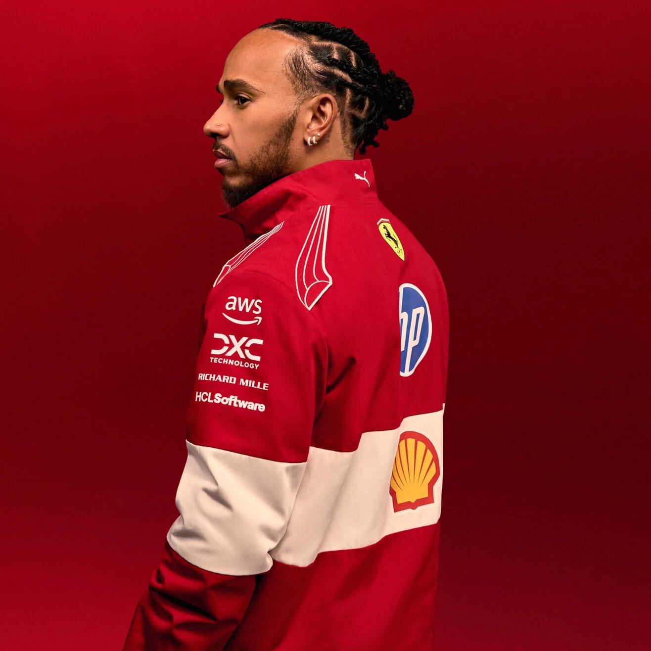 Scuderia Ferrari F1 PUMA 2025 Team Vintage Jacket
