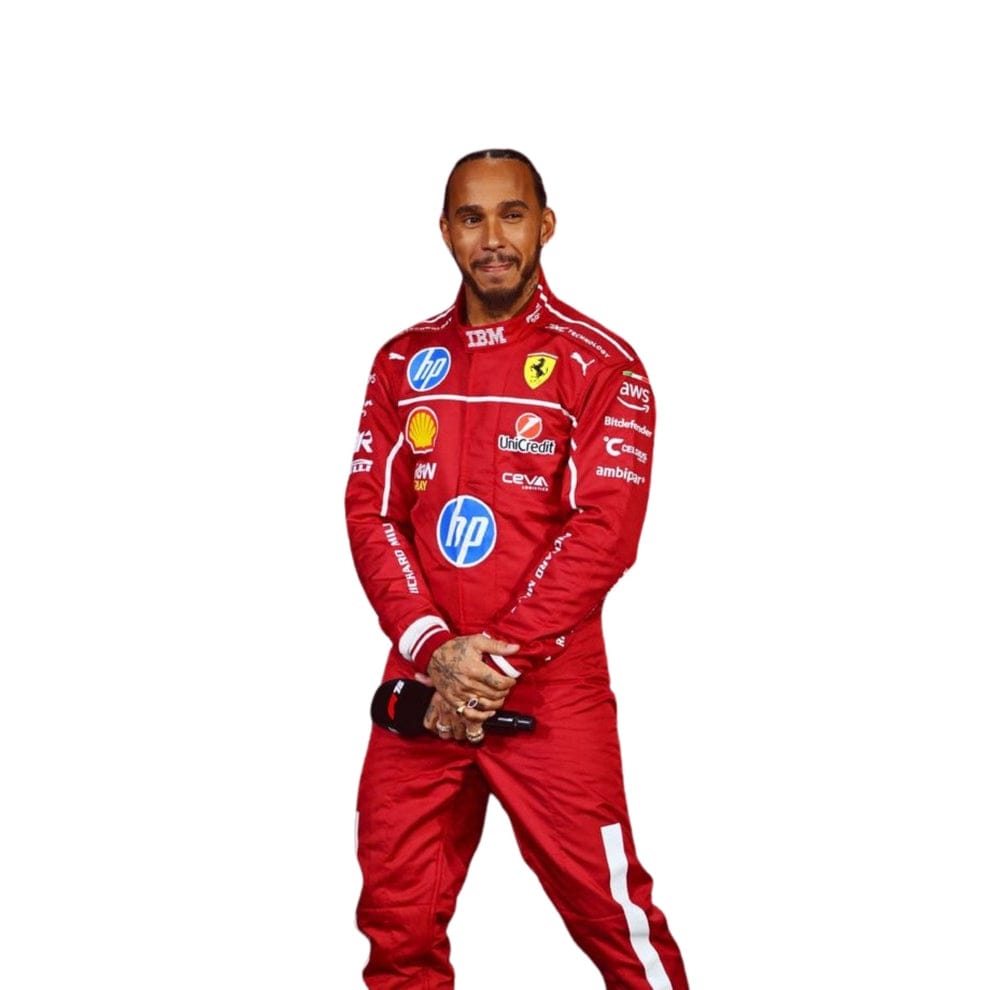 F1 Lewis Hamilton 2025 Ferrari Replica Race Suit