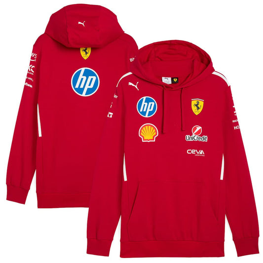 Scuderia Ferrari 2025 Team Hooded Sweat