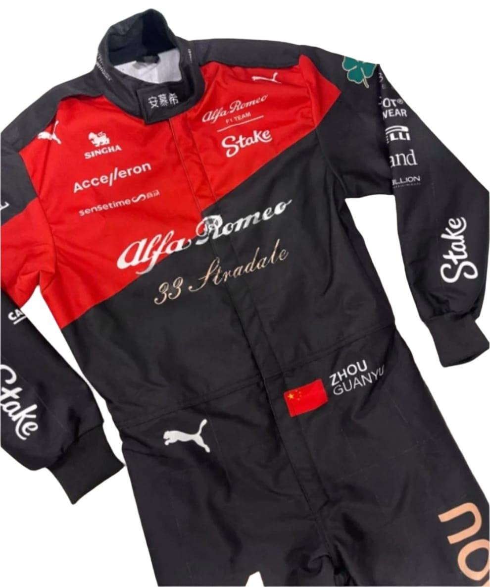 F1 Zohu Guanyu 2023 Replica race suit