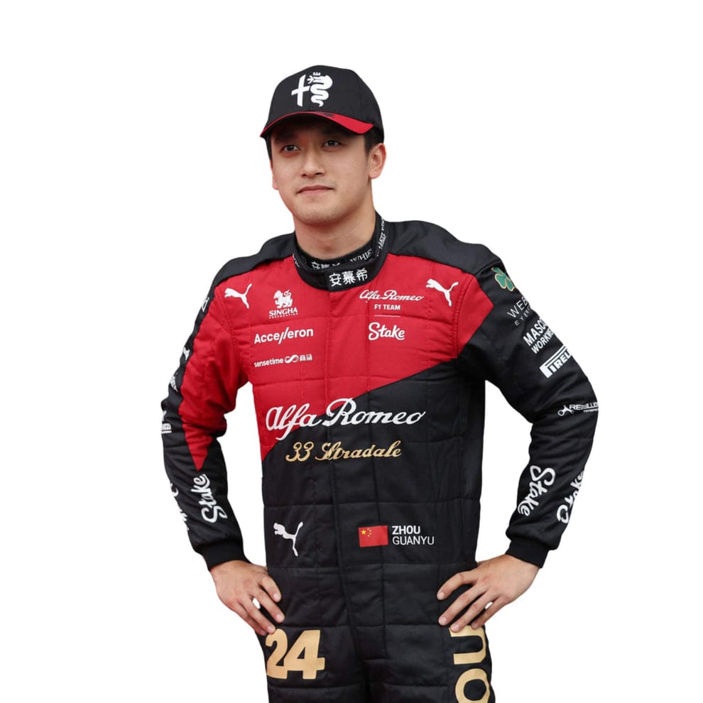 F1 Zohu Guanyu 2023 Replica race suit