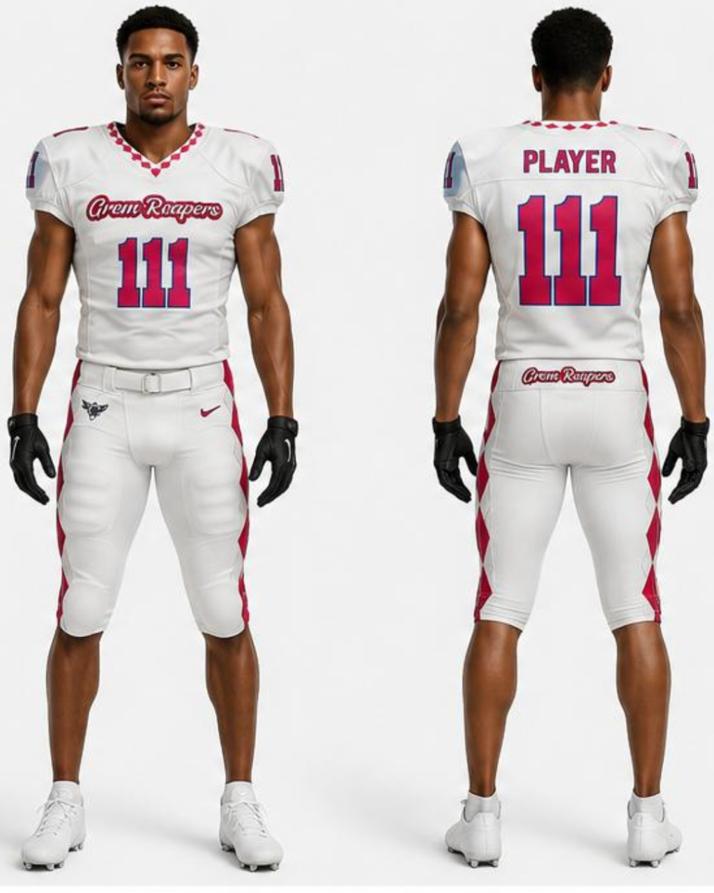 Men’s Custom American Football Uniform Set