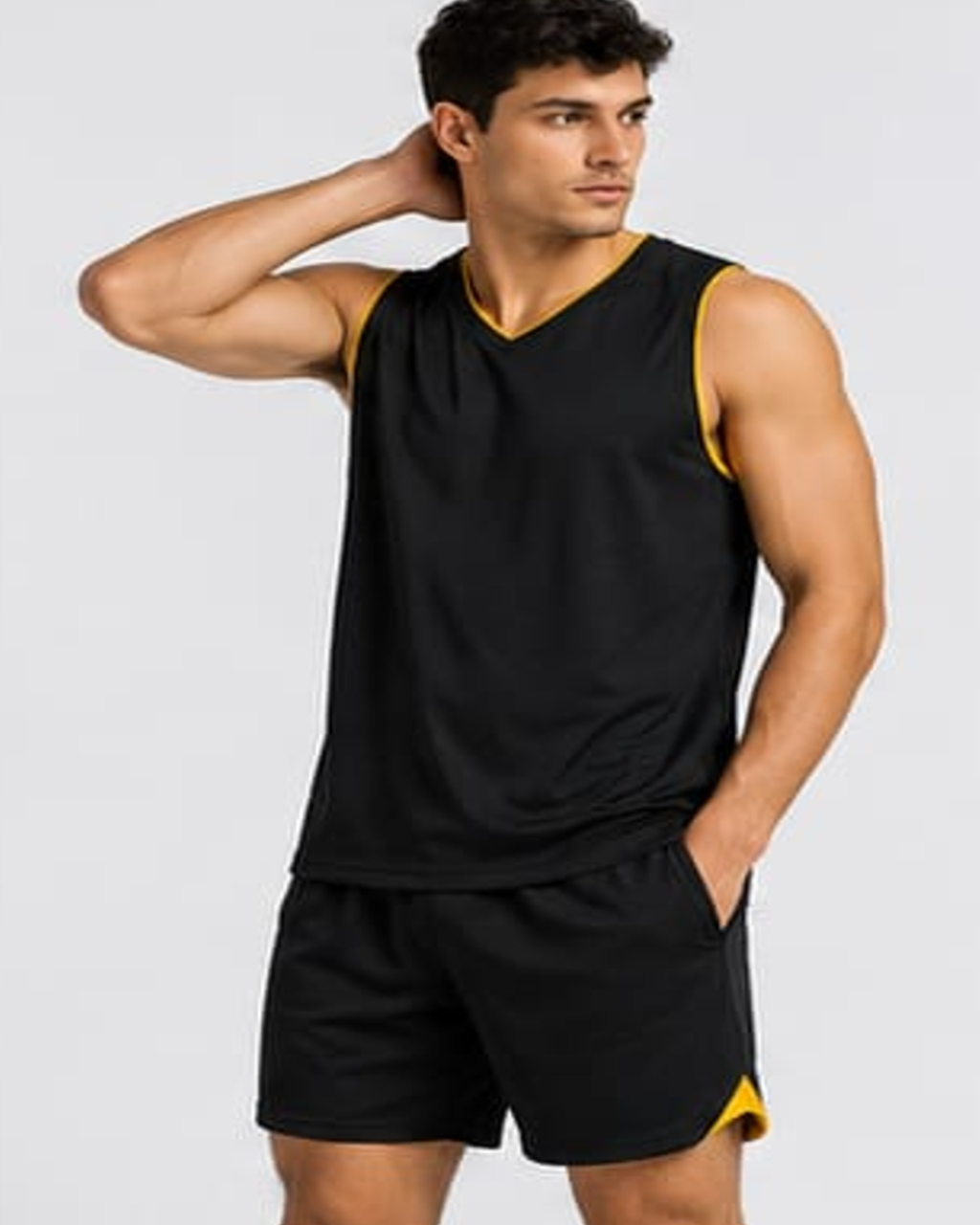 Men's Reversible Basketball Uniform Set