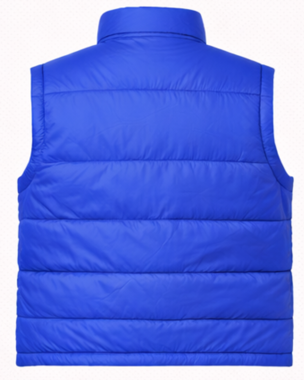 Blue puffer vest on a white background MI-05