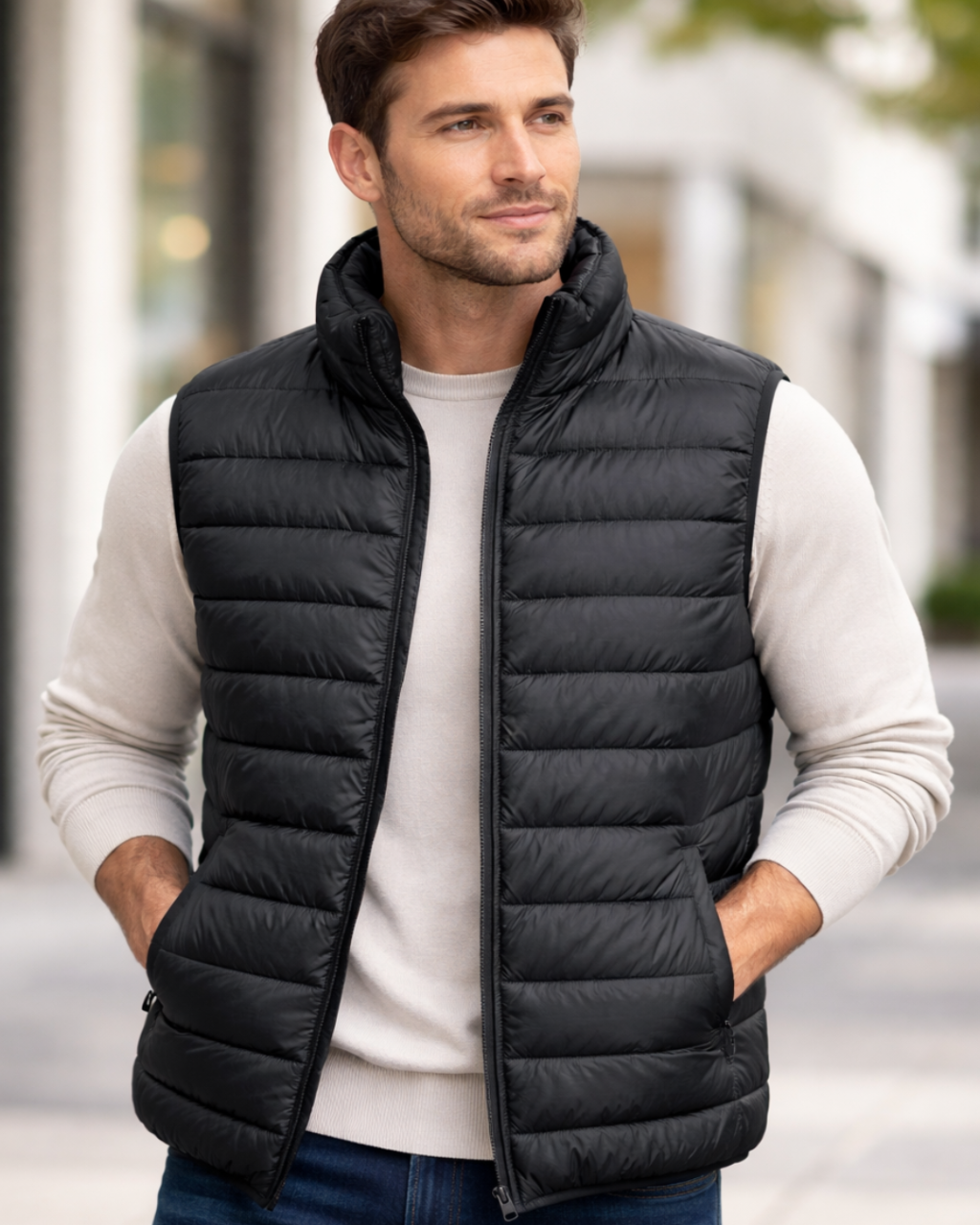 Maswiz Industries Men’s Insulated Puffer Vest – Body Warmer