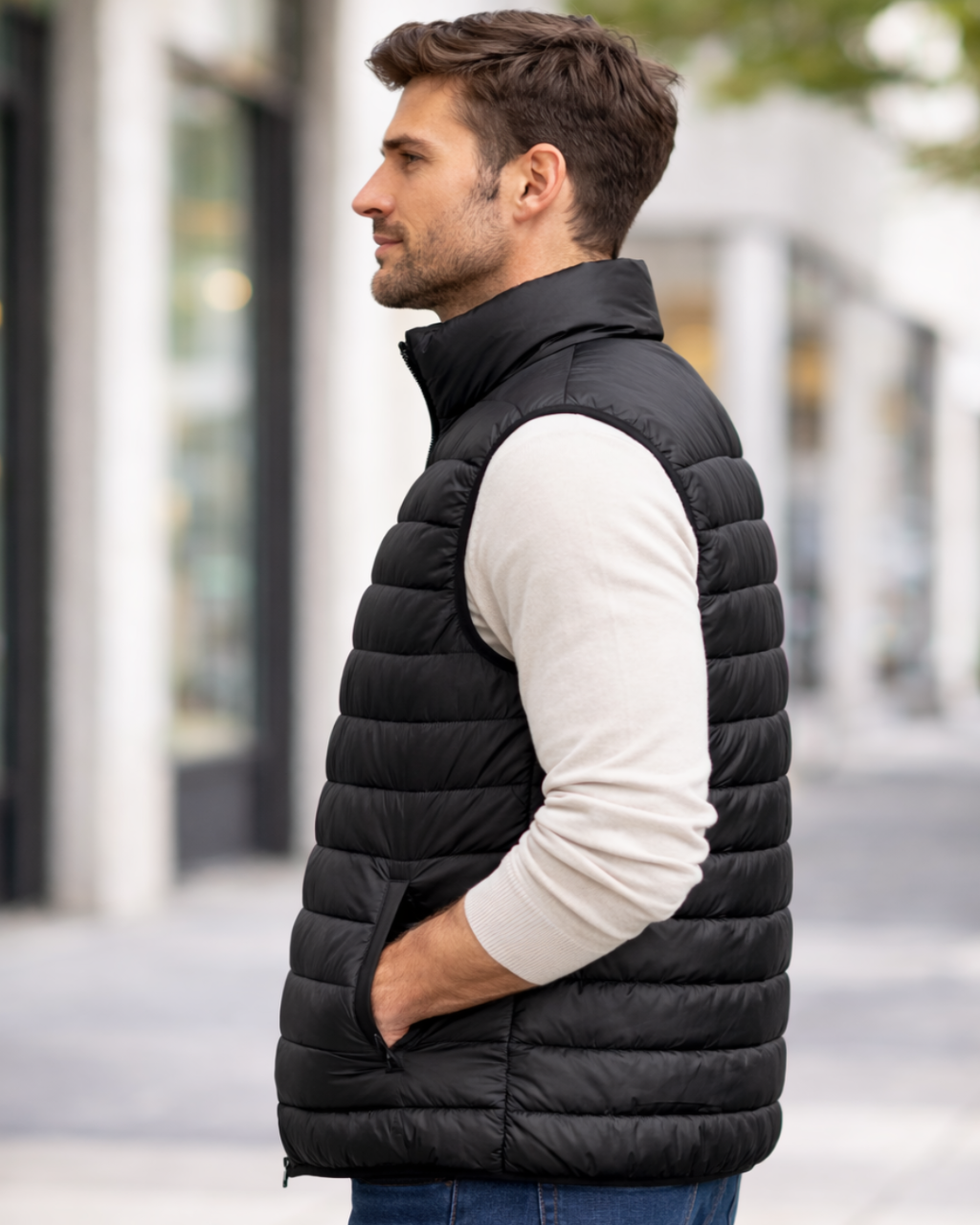 Maswiz Industries Men’s Insulated Puffer Vest – Body Warmer