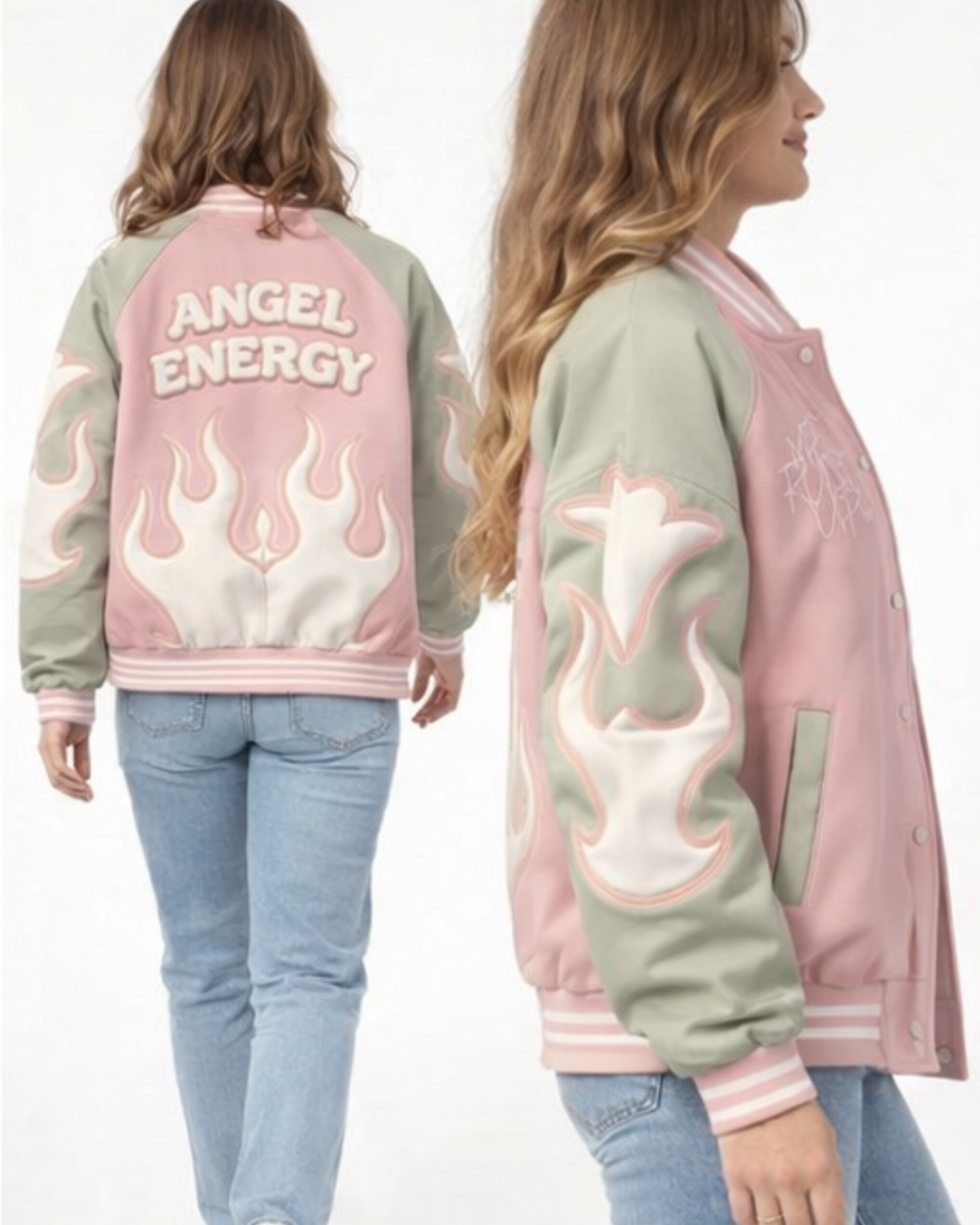 Maswiz Industries Premium Women’s Varsity Bomber Jacket