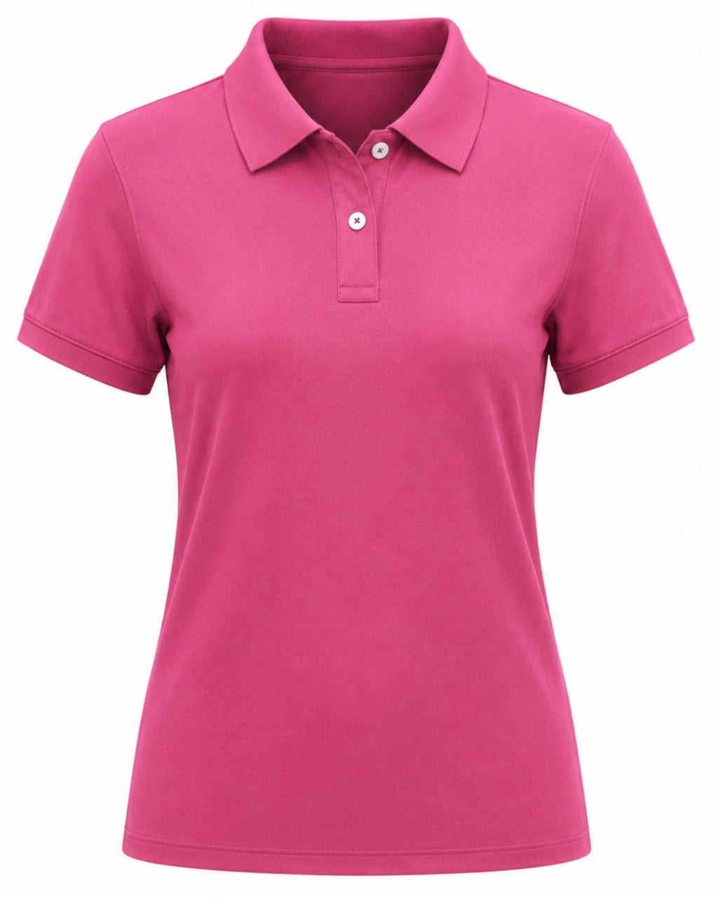 Women’s Pink Cotton Polo Shirt–Golf & Casual Tee
