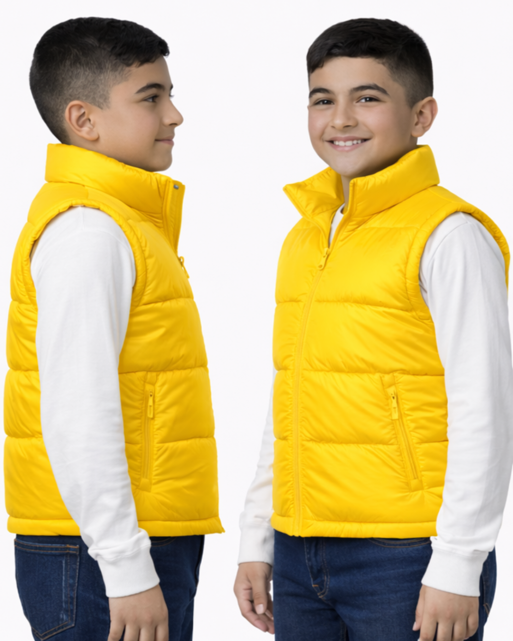 Youth Insulated Puffer Vest-Jacket
