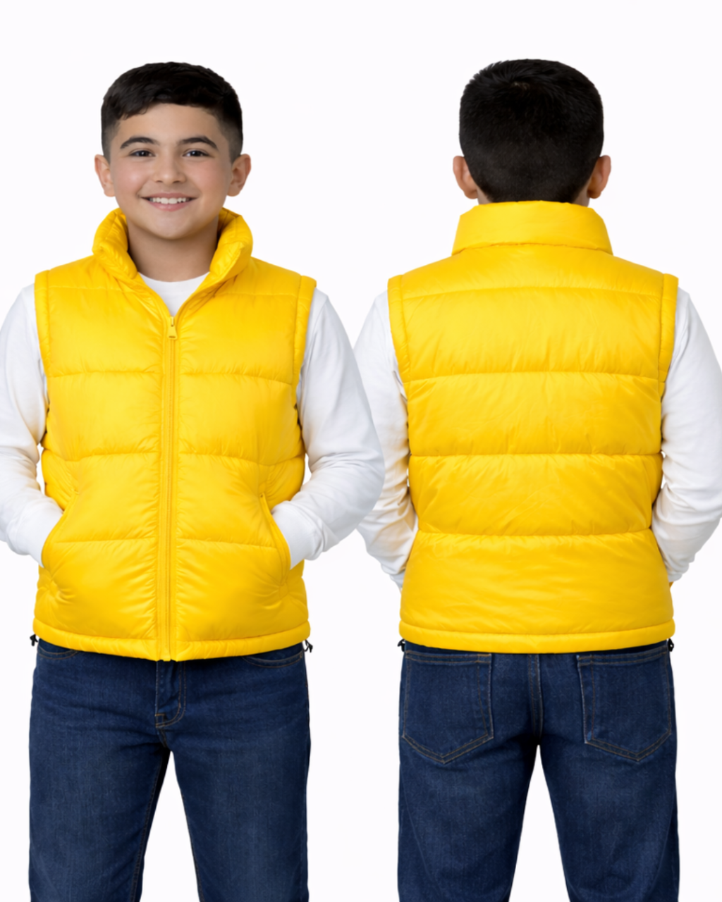 Youth Insulated Puffer Vest-Jacket
