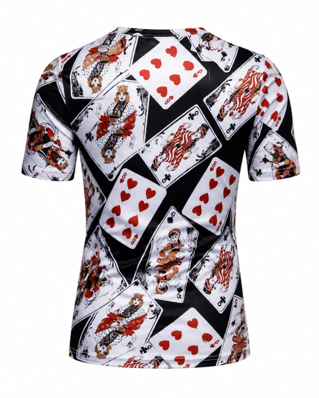Men's Casino-Inspired Graphic T-Shirt