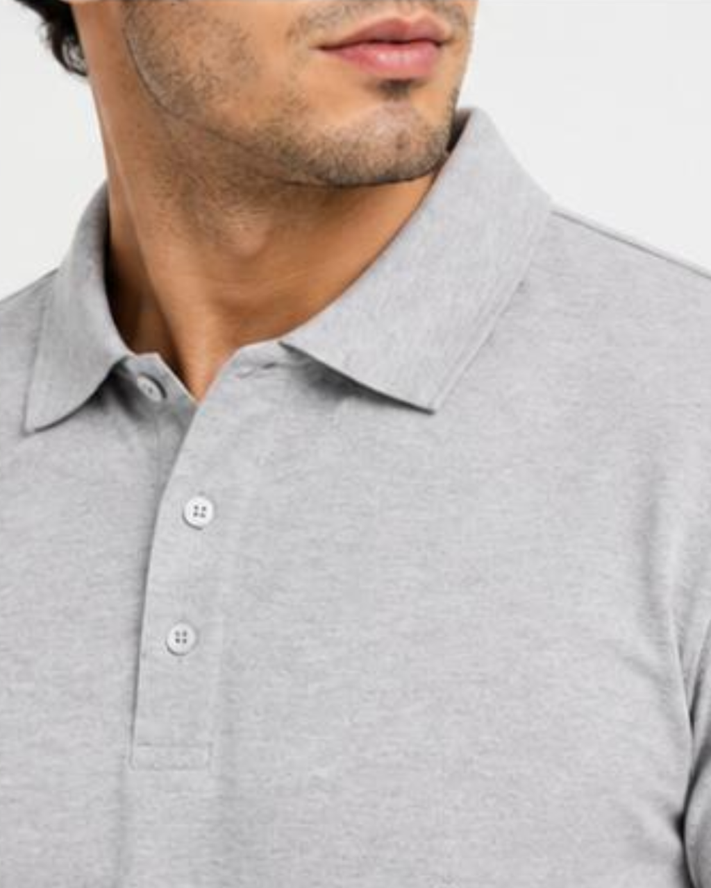 Men's Essential Grey Polo Shirt | Regular Fit