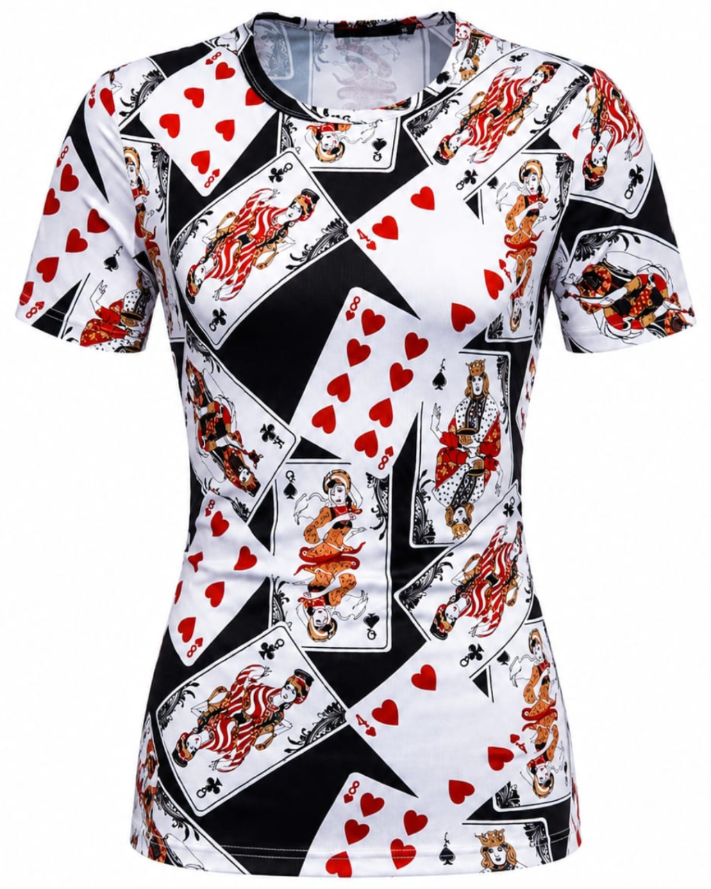 Women's playing Card Sports T-Shirt