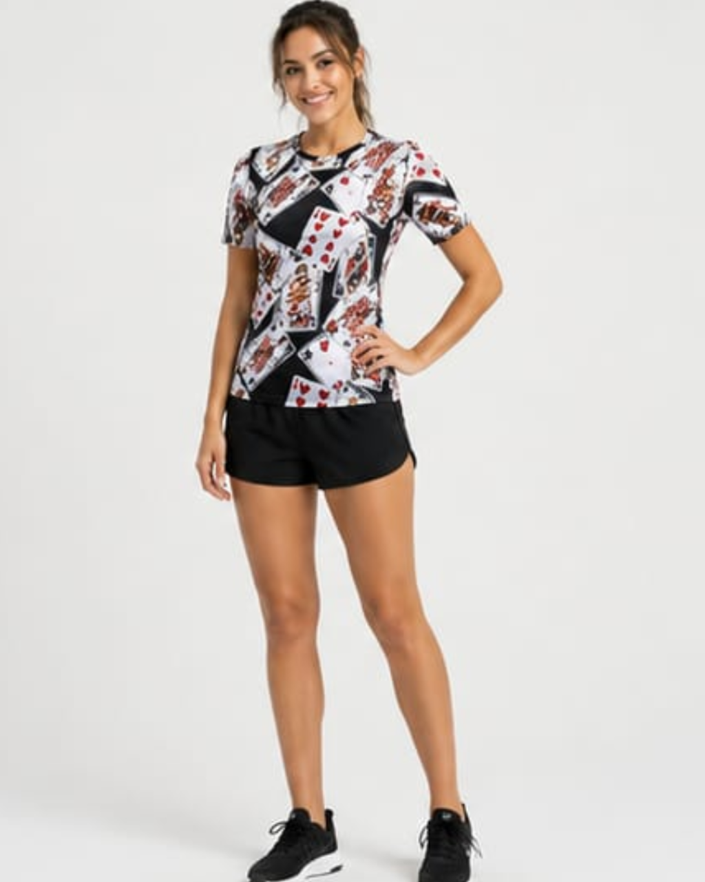 Women's playing Card Sports T-Shirt