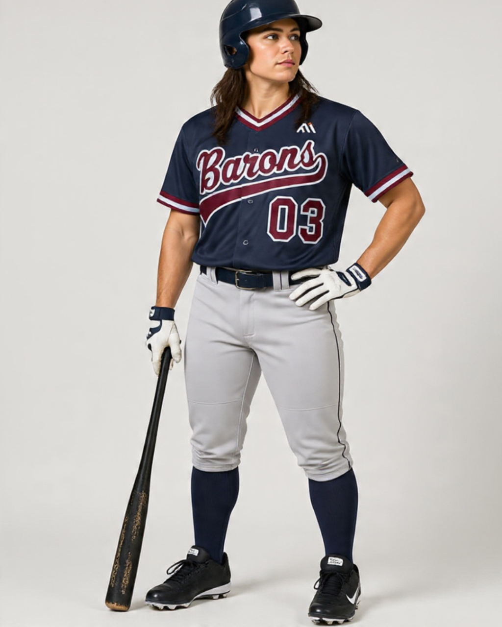 Women's Baseball Jersey Set–Professional Team Wear