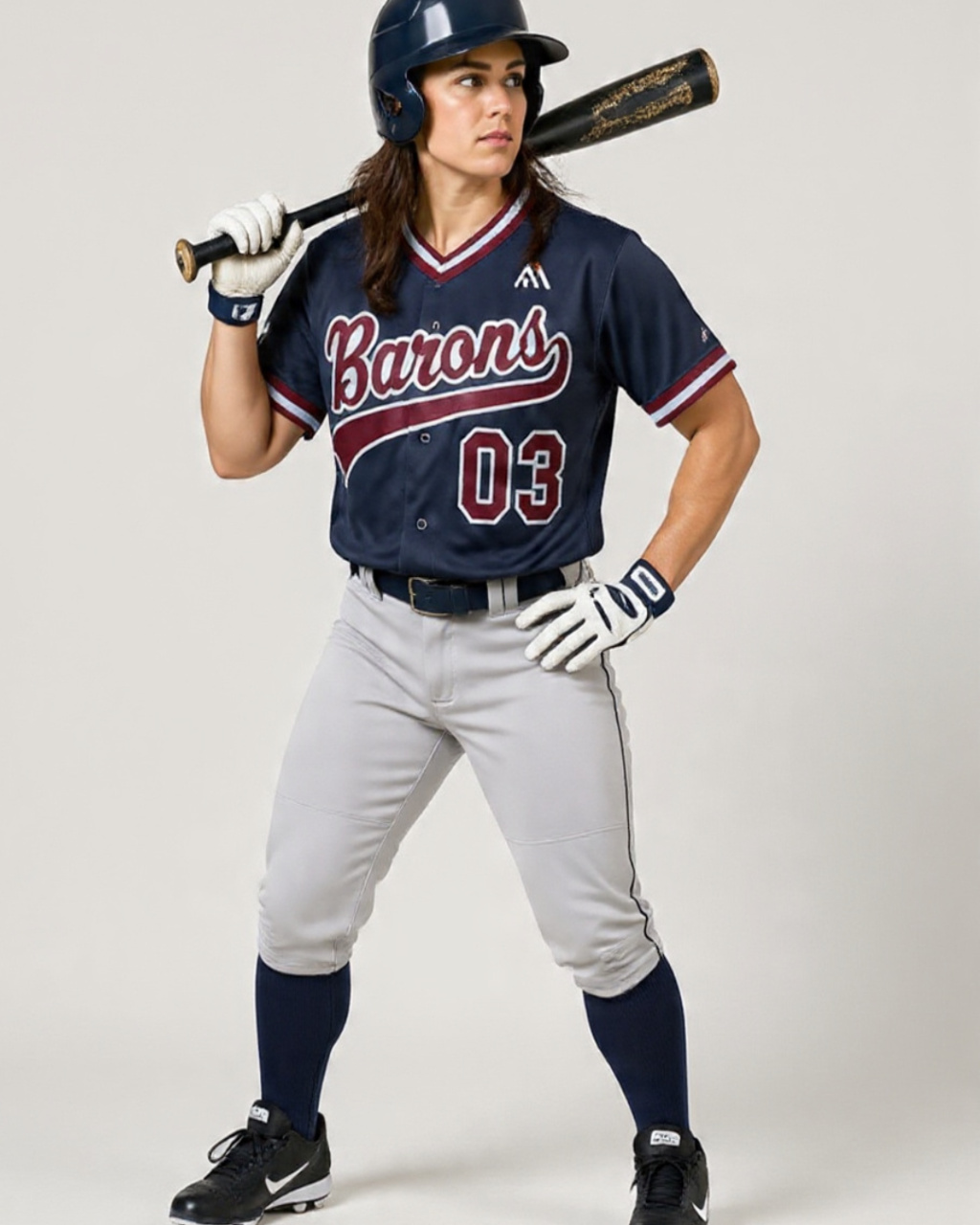 Women's Baseball Jersey Set–Professional Team Wear