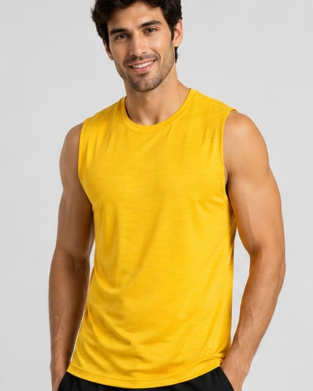 Men's Muscle Gym Fit tanktop.