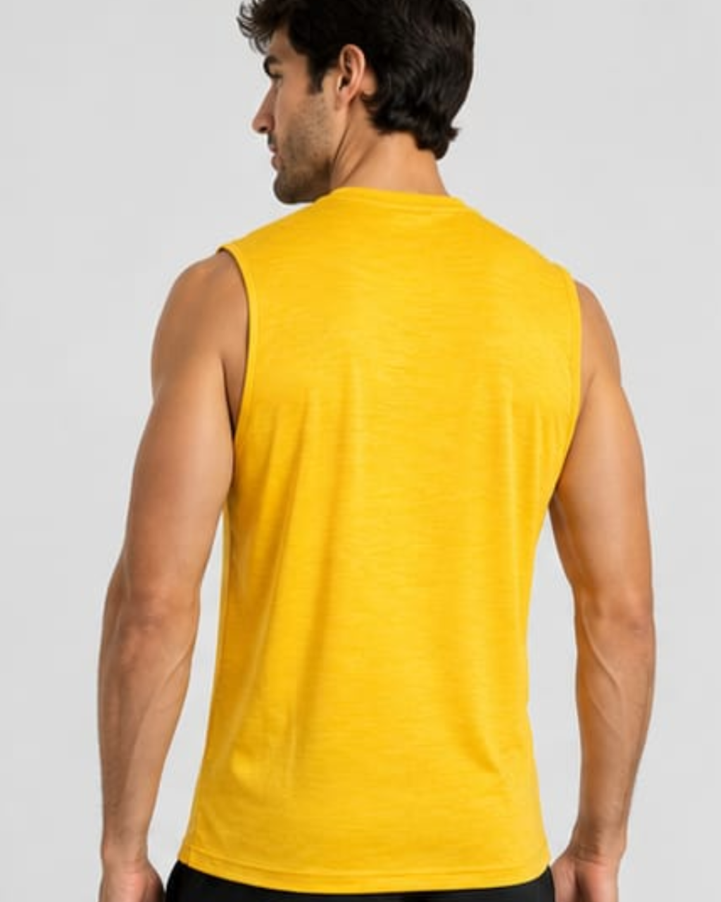 Men's Muscle Gym Fit tanktop.