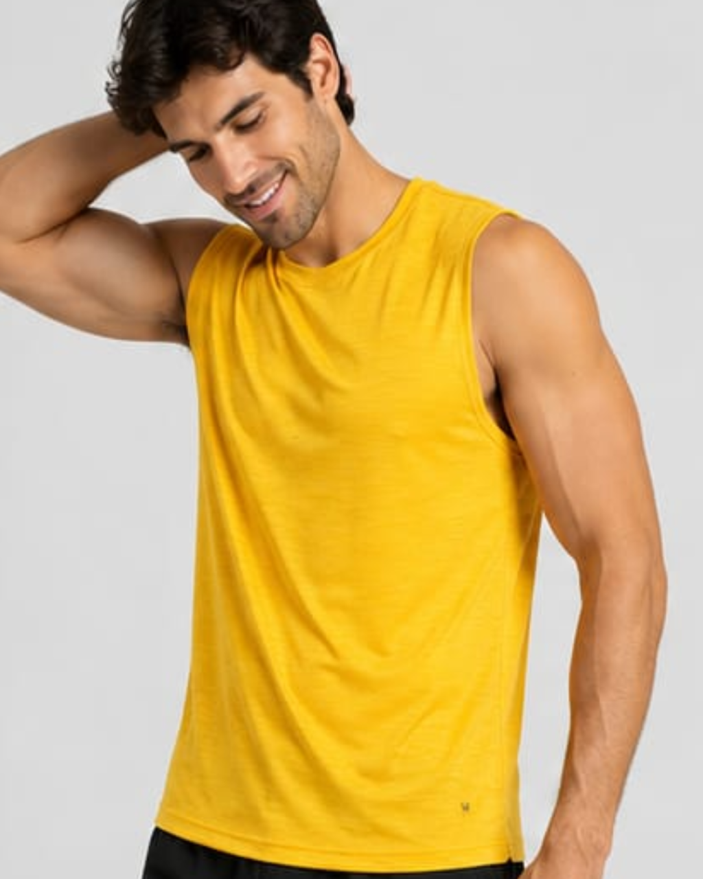 Men's Muscle Gym Fit tanktop.